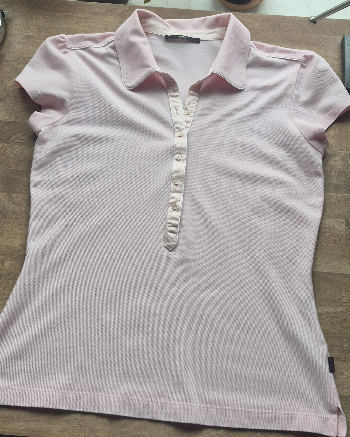 BOSS Pink Short Sleeve Polo Shirt - photo 5