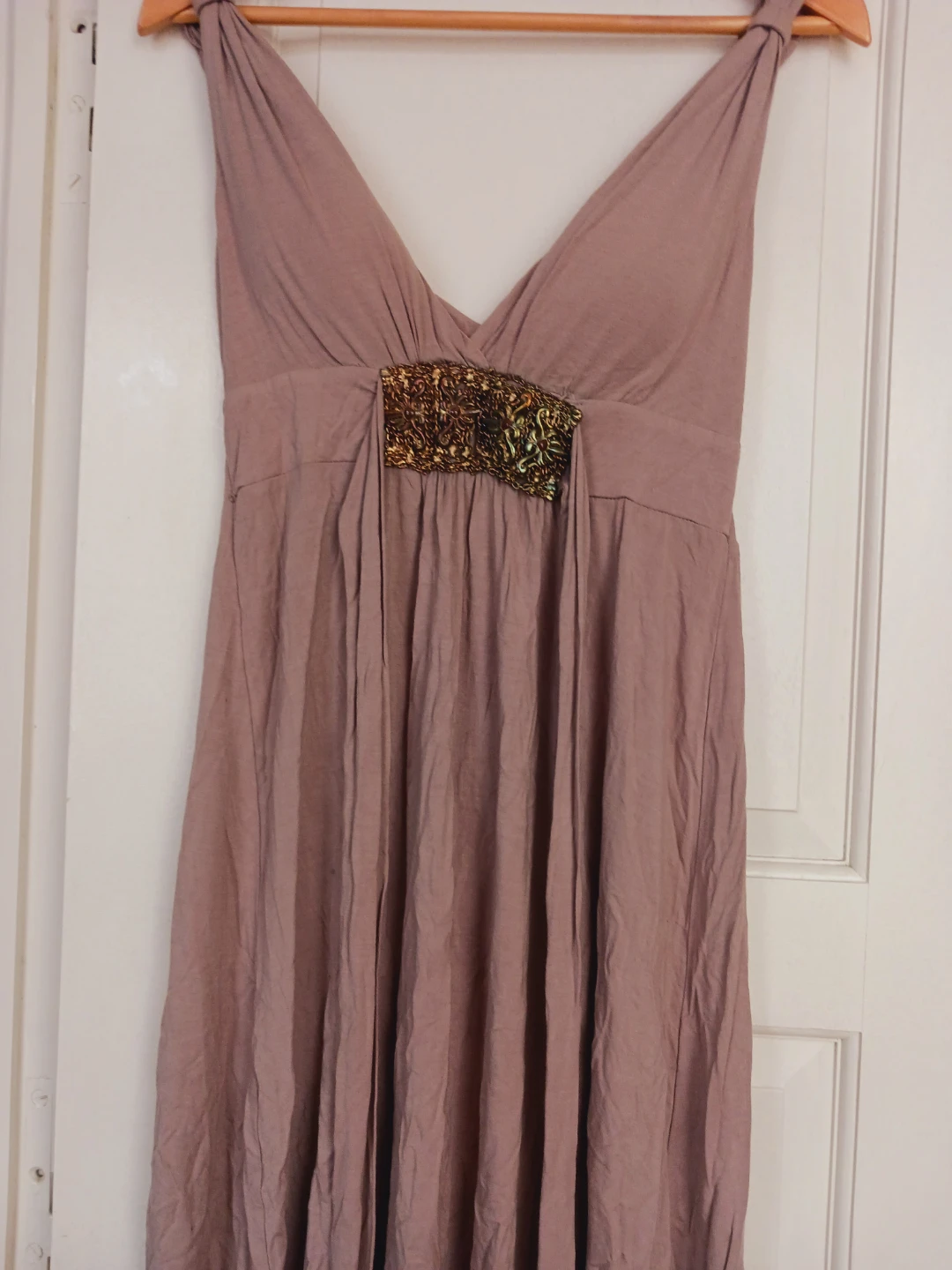 Beautiful Summer Dress with deep V - Neckline. M. - photo 3