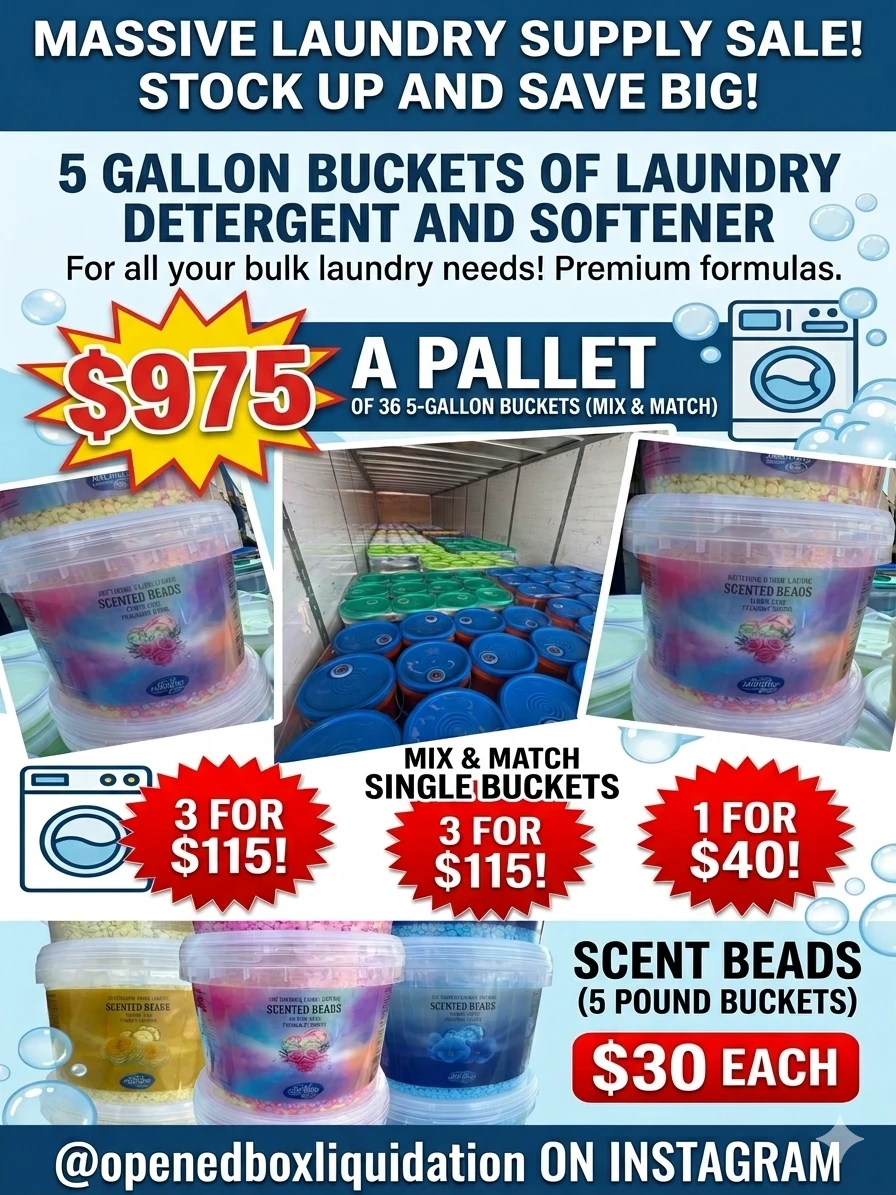 Scent Beads 5 Pound Buckets