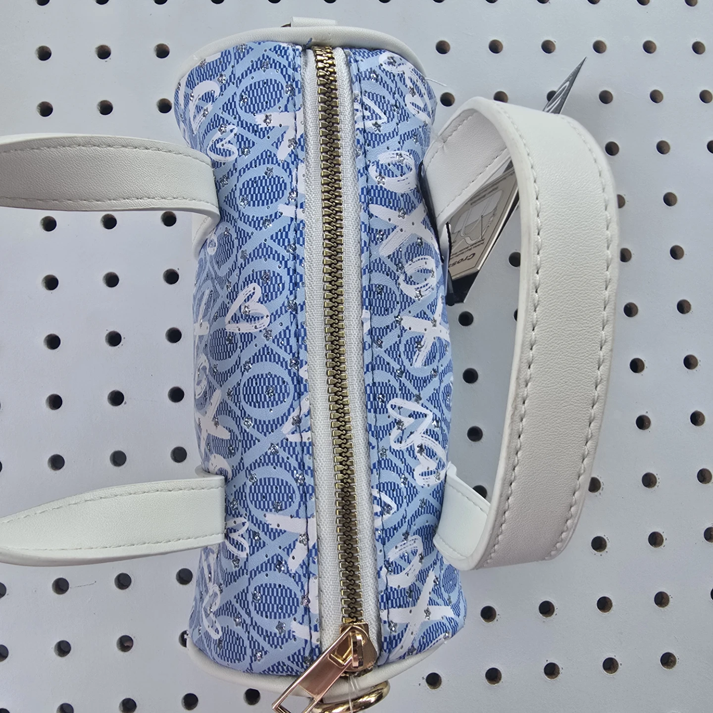 XOXO Blue & White Monogram Barrel Bag - photo 2