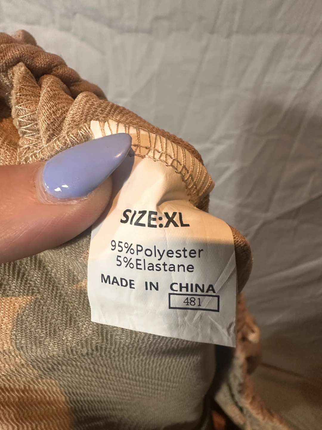 Men's Beige Textured Joggers XL - photo 5