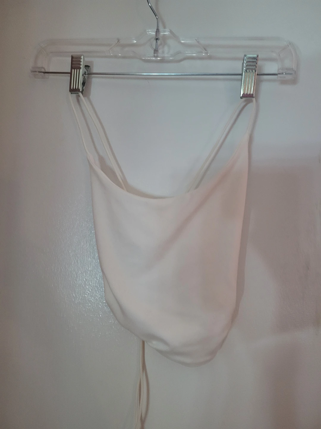 Cream Halter Top