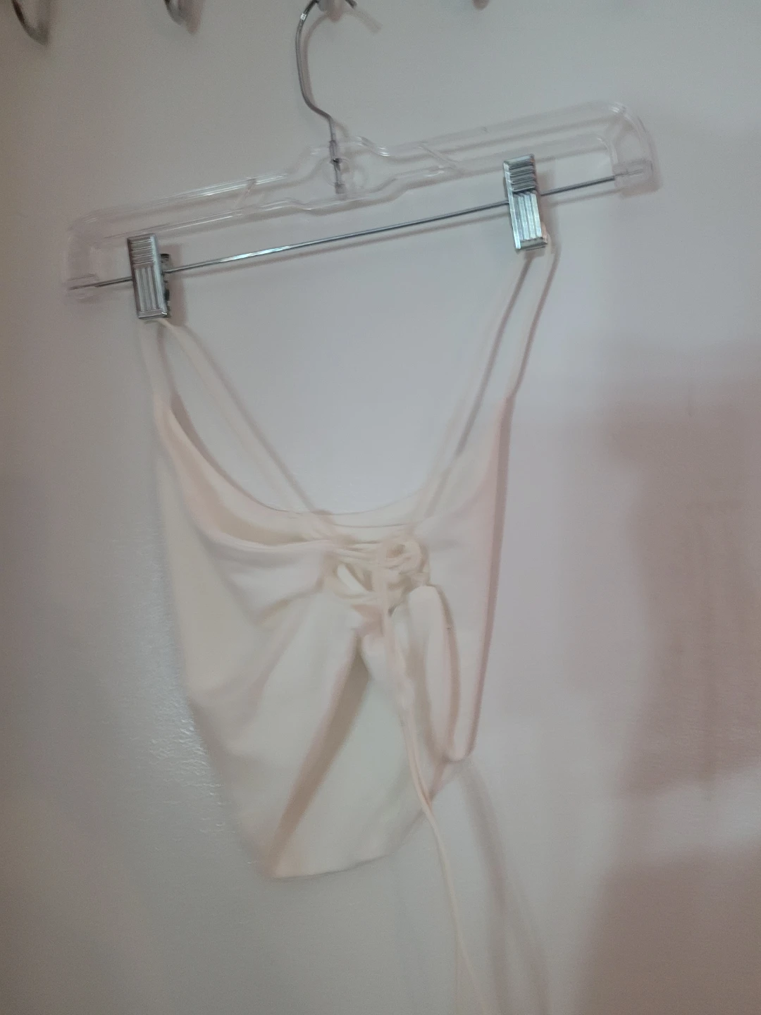 Cream Halter Top - photo 2