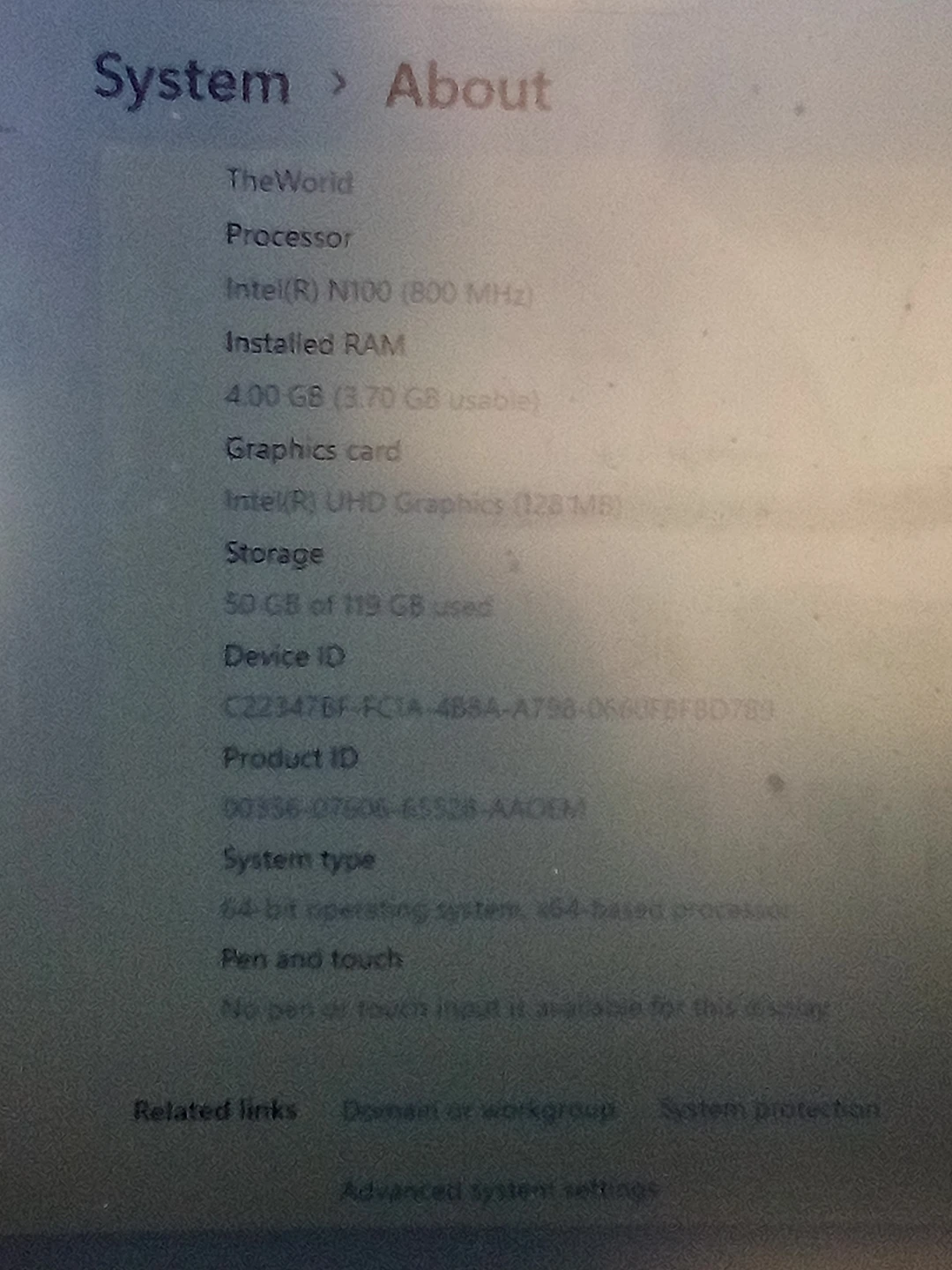 Lenovo Blue Laptop - Intel N100 - photo 5