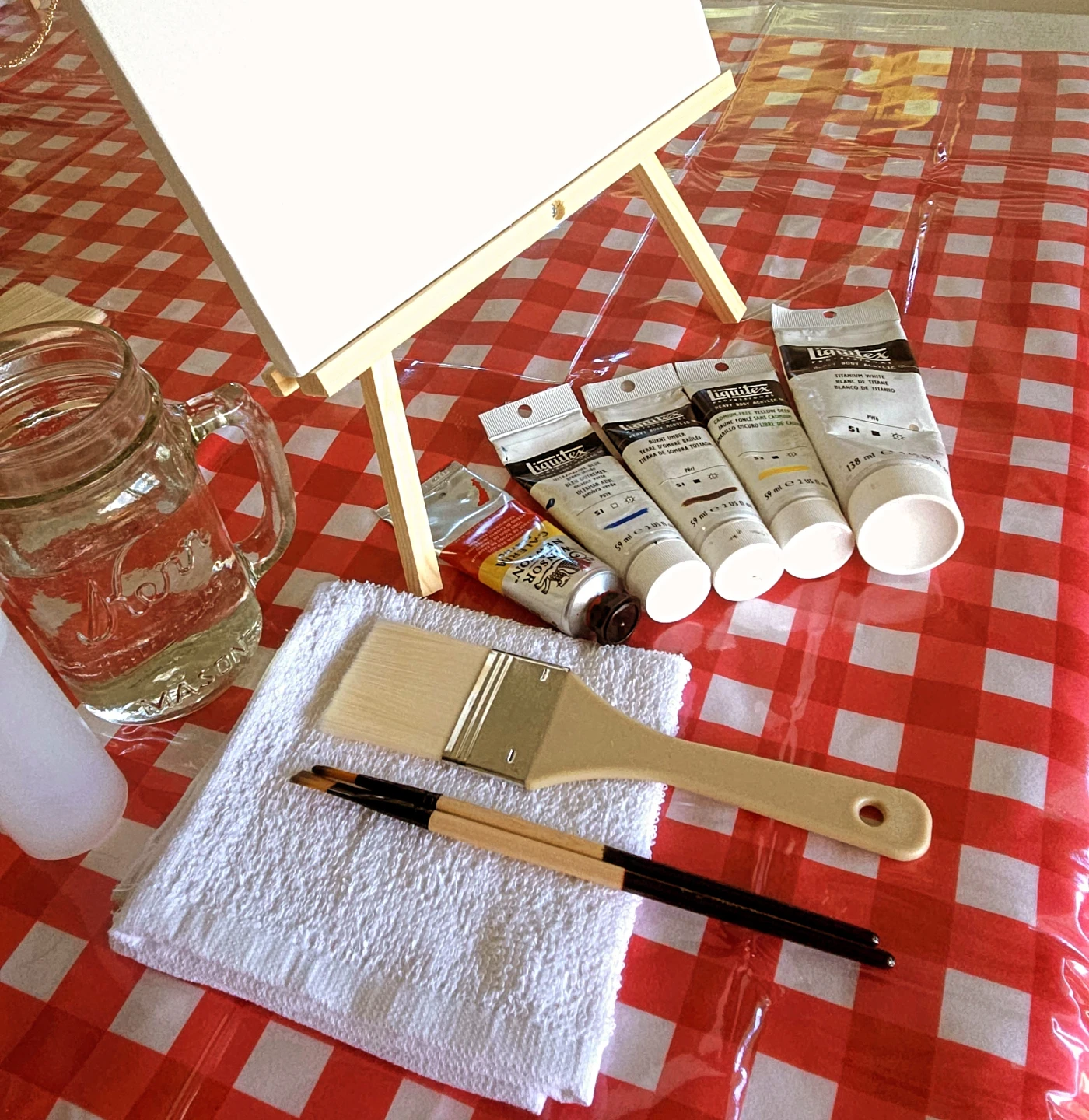 Paint night supplies