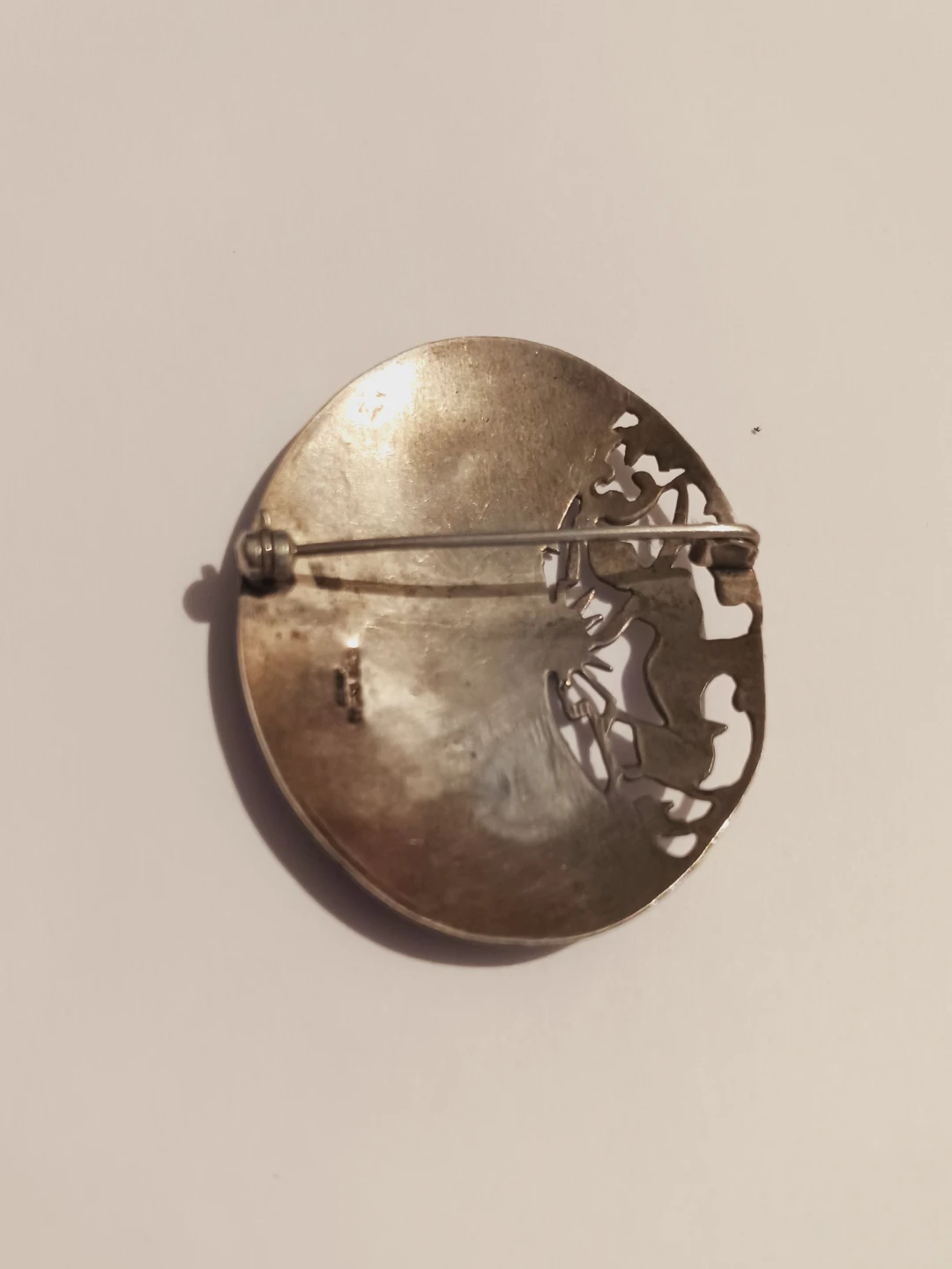 Siam Niello Thai Dancer Sterling Silver 925 Brooch - photo 3