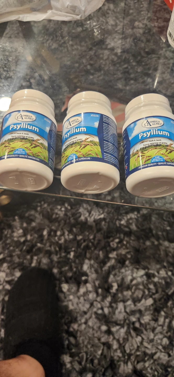 Omega Alpha Psyllium Supplement (3 Bottles)