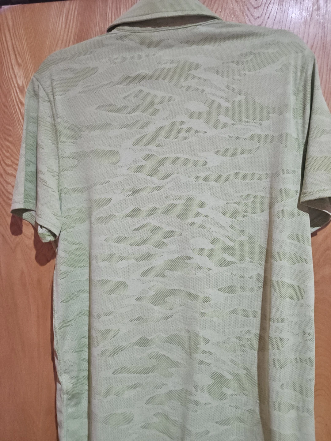 DSG Movement Jacquard Polo Shirt - Mens Small - Pale Neon Green - photo 4