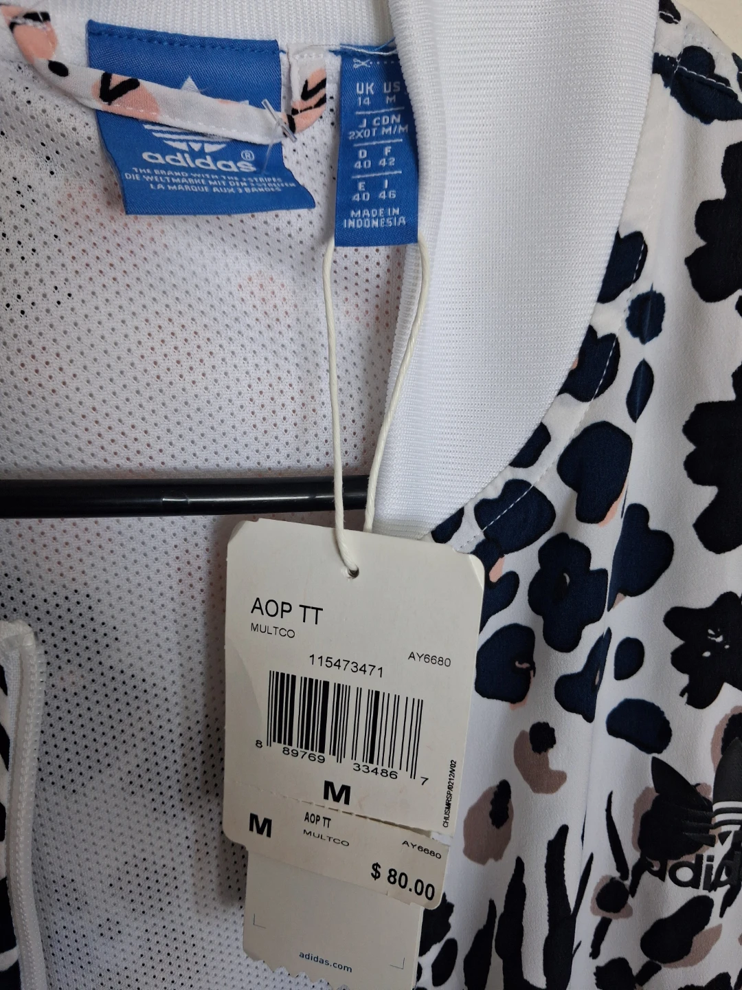 Adidas Women’s Floral Animal Print Full Zip Track Jacket - photo 2