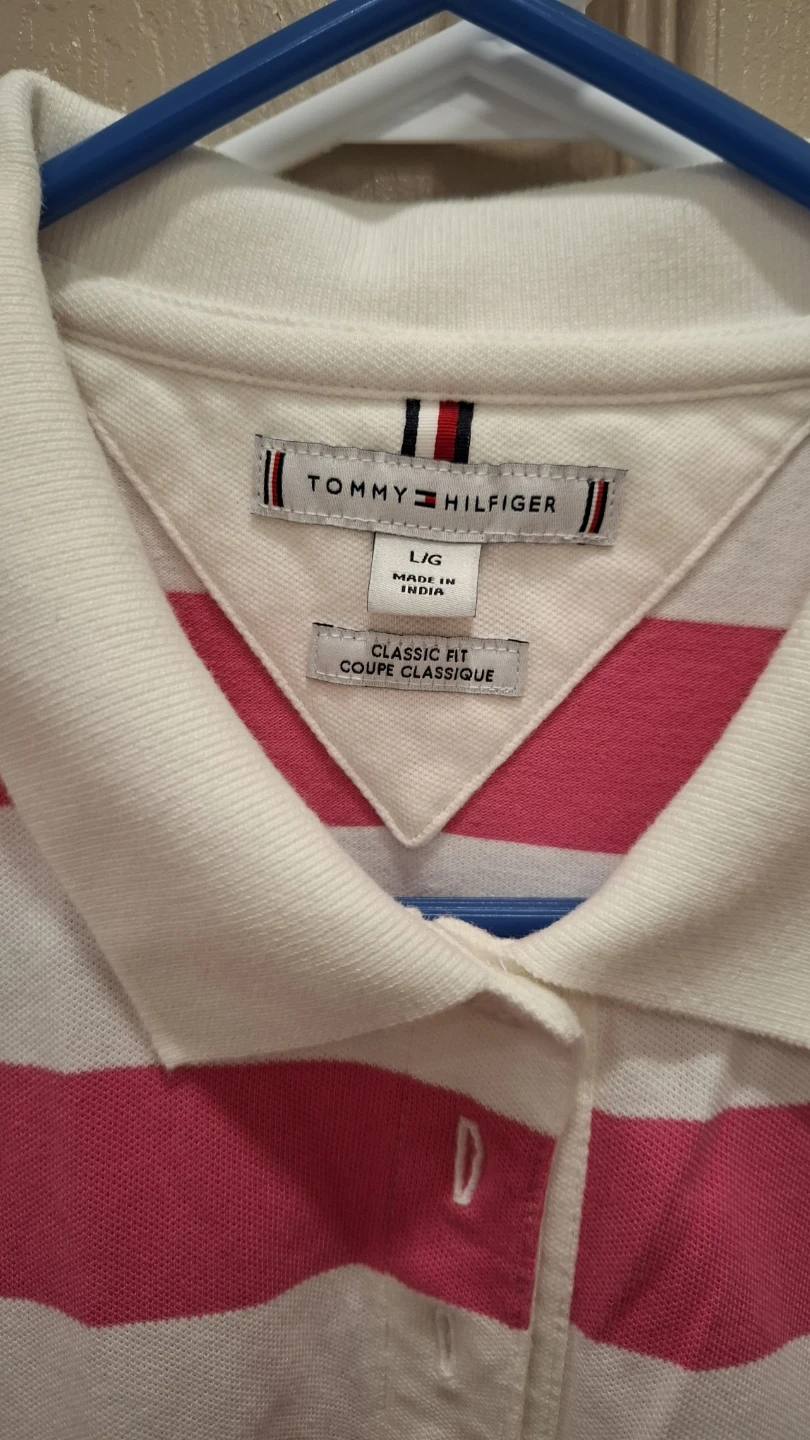 Tommy Hilfiger Women's Classic Fit Striped Polo Shirt - photo 2