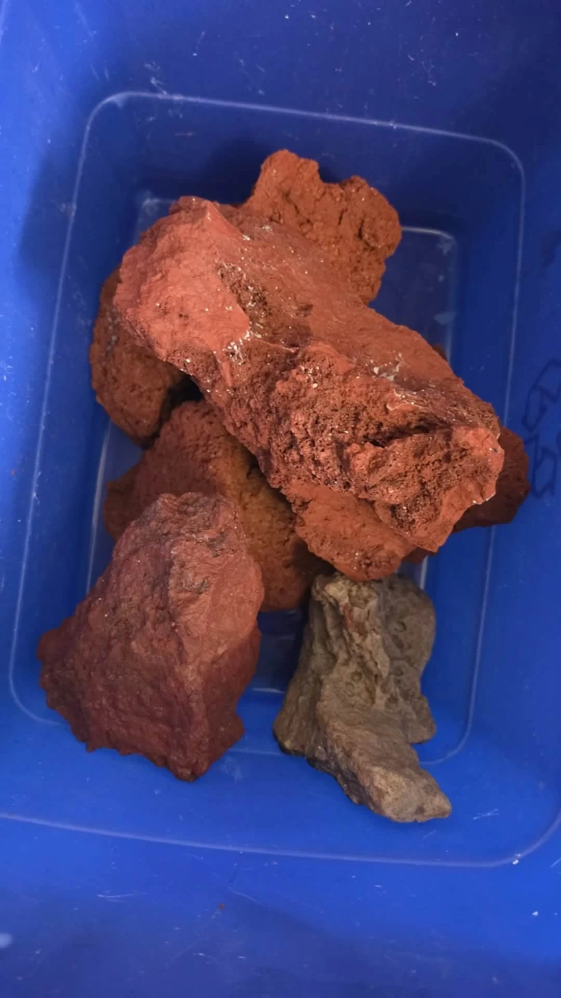 Red Lava Rocks for Aquarium or Terrarium