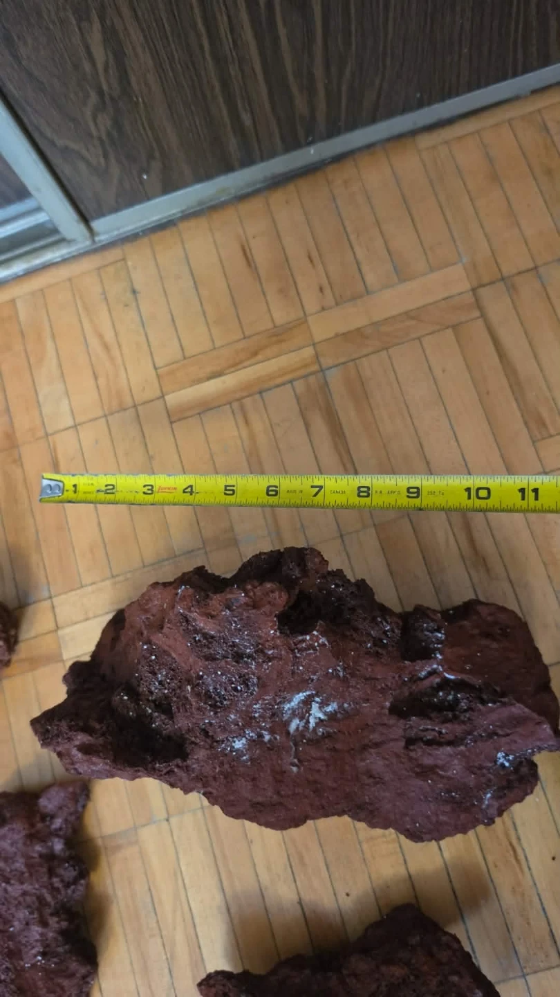 Red Lava Rocks for Aquarium or Terrarium - photo 3