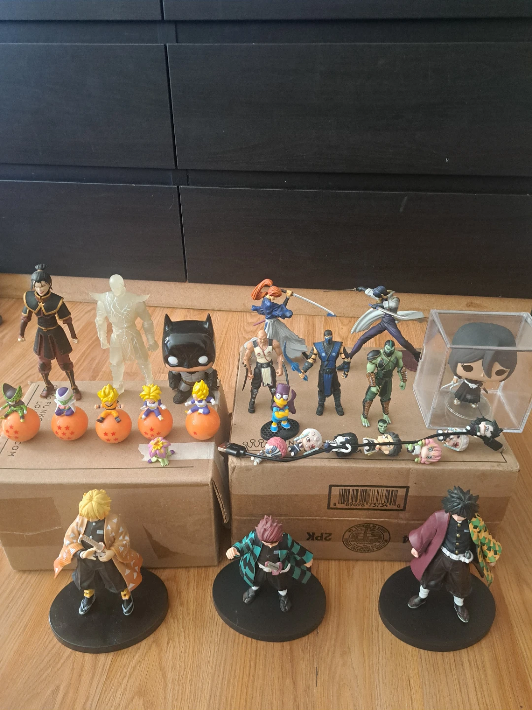 Assorted Anime & DC Collectible Figures