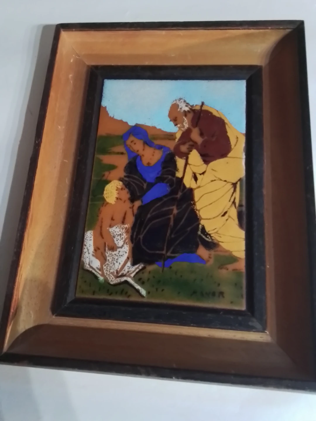Manor Enamel Art Works Framed Picture - photo 5
