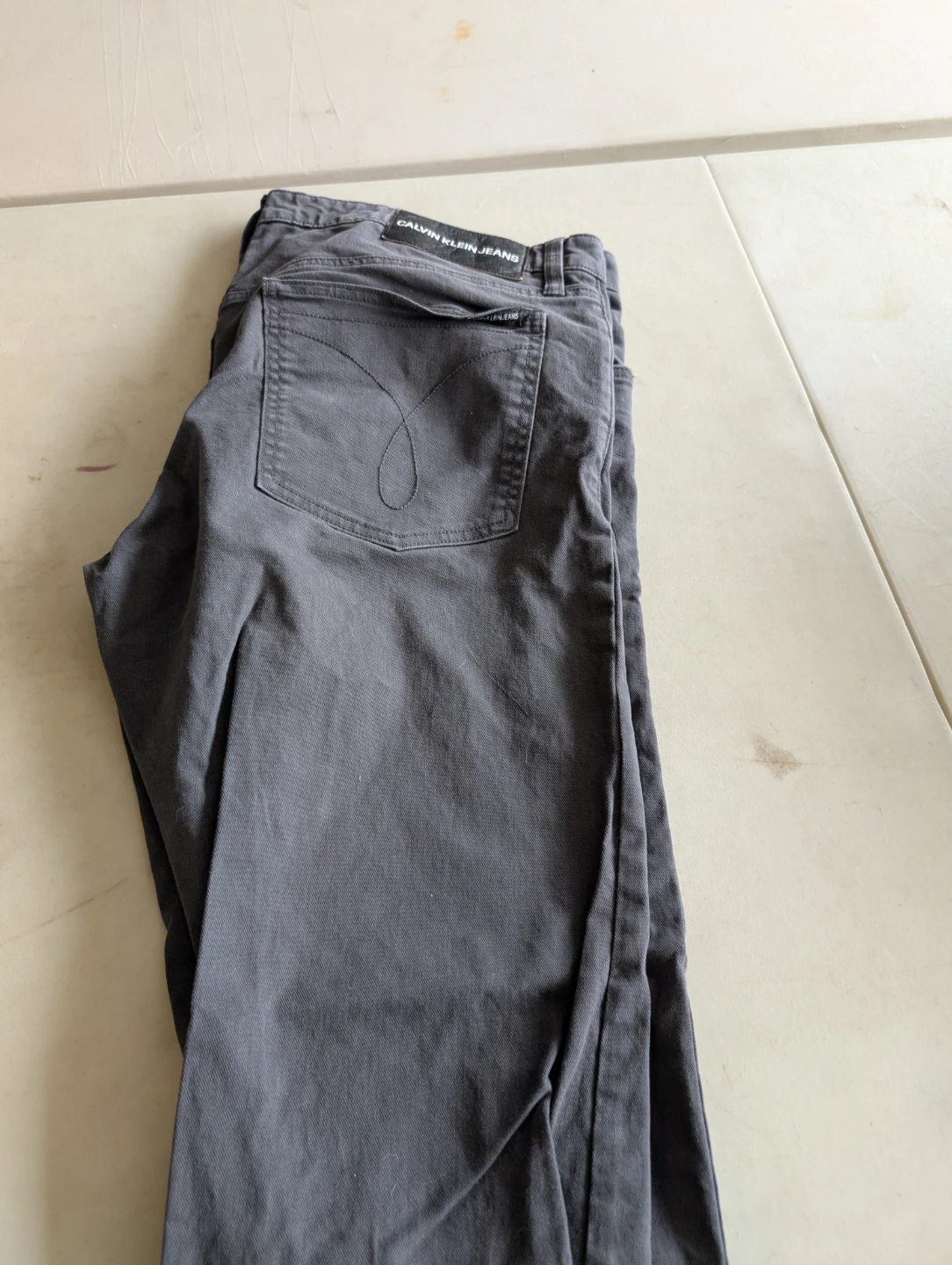 Calvin Klein Jeans Grey Pants 38x32
