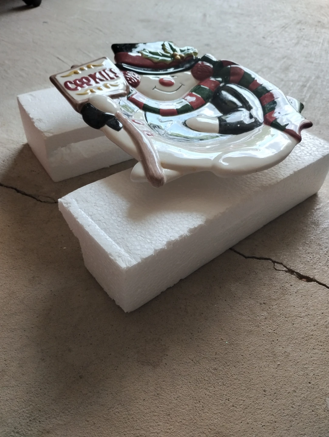 Snowman "Cookies" Snack Tray