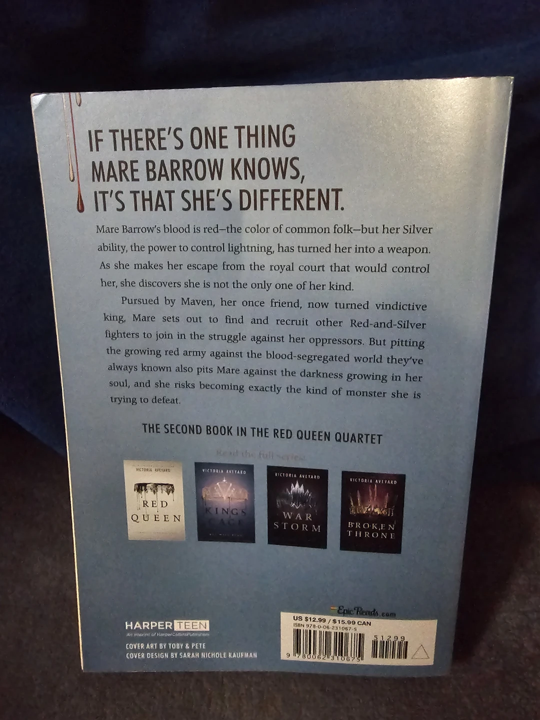 Glass Sword by Victoria Aveyard (Red Queen Series #2) - photo 2