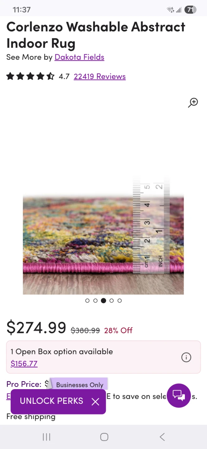 Machine Washable Indoor Rug - photo 4