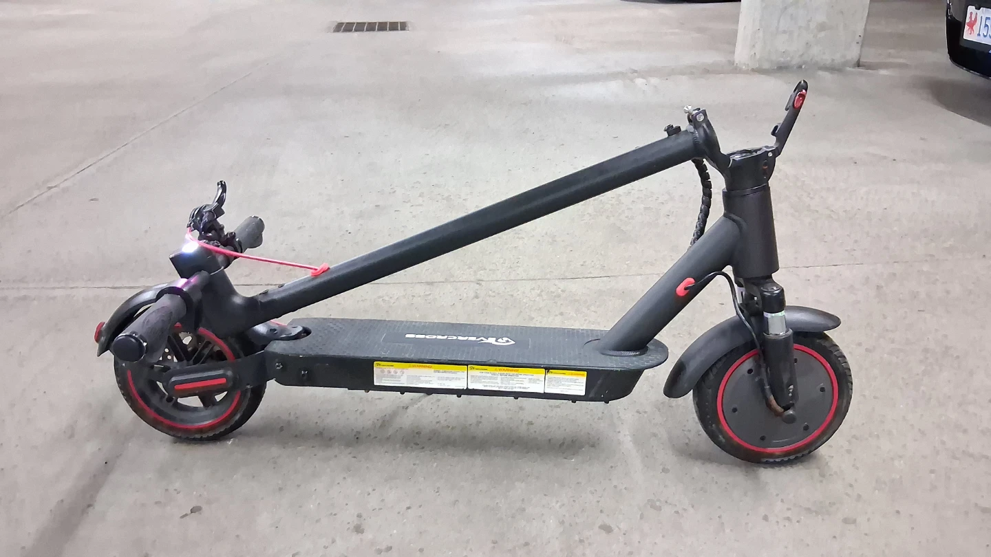 Escooter Dual Suspension Foldable, Fast, Battery Excellent - photo 4