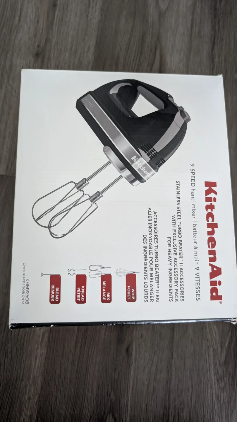 KitchenAid 9 Speed Hand Mixer with Accessories - photo 2