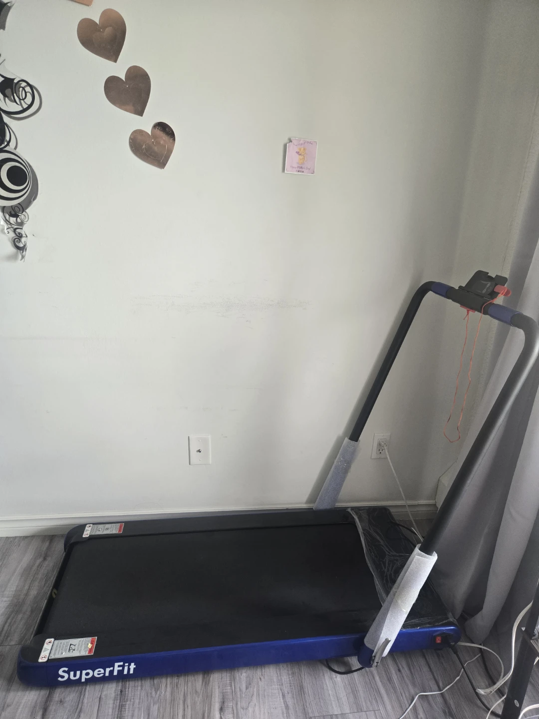 SuperFit Folding Treadmill / Walking Pad – Like New - photo 3