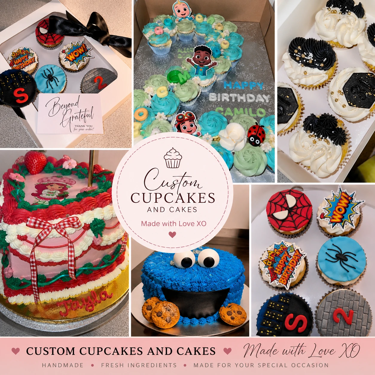 Custom Cakes, Cupcakes & Pull Apart Cakes ✨️🧁🩷