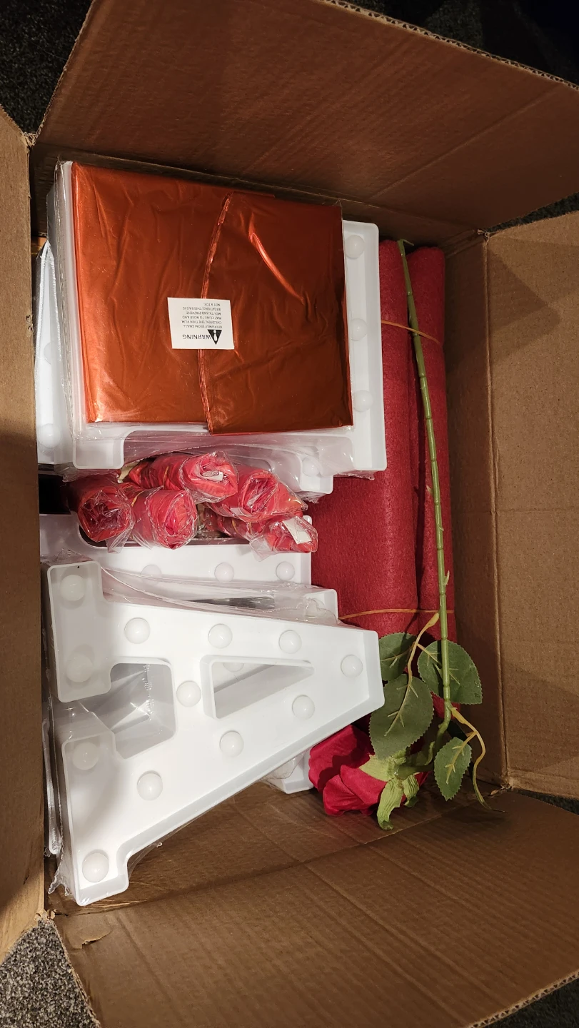 Marry Me Light Up Letters and Romantic Decor Kit - photo 5