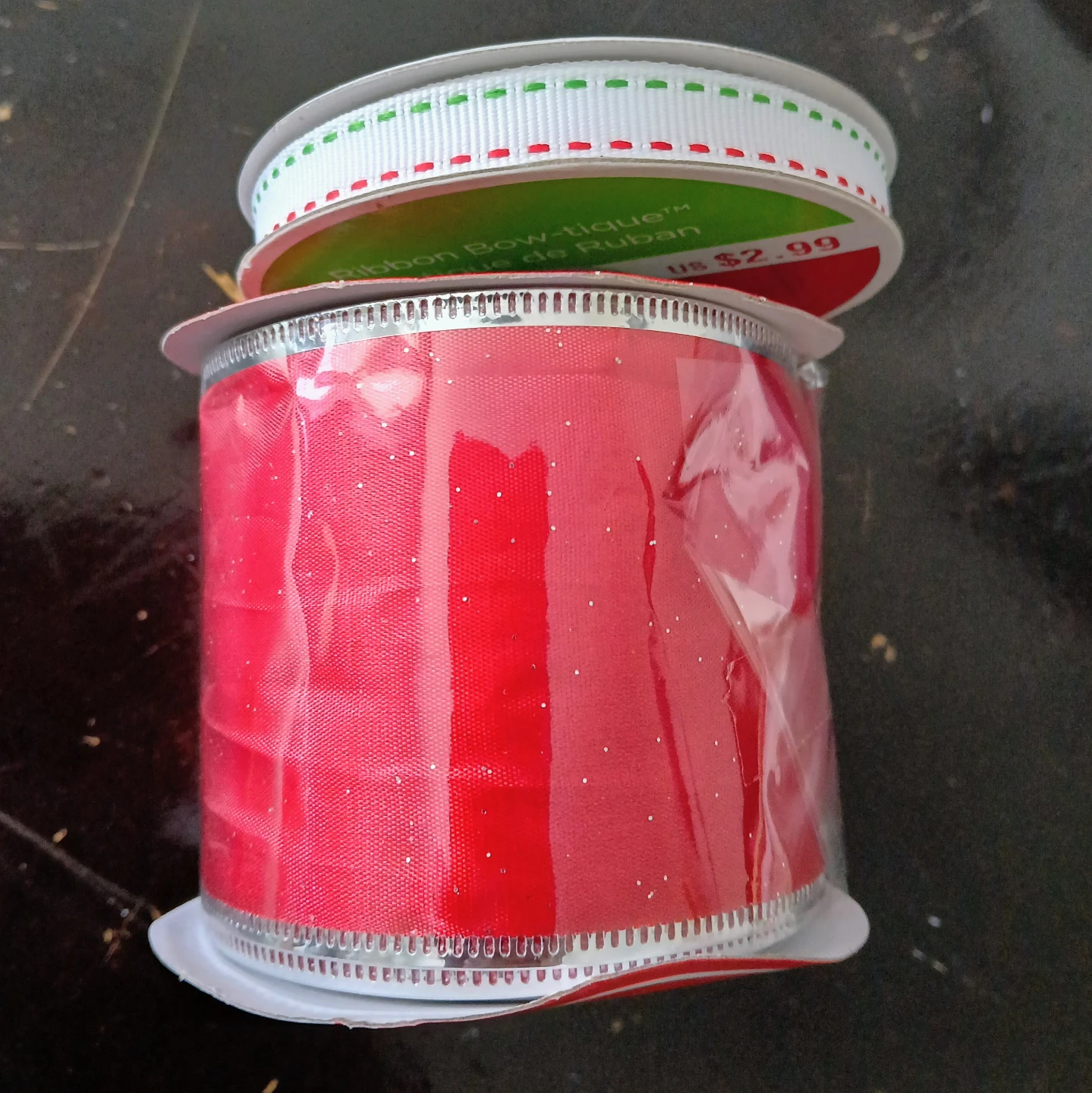 Ribbon Bow-tique Glitter Ribbon Spool ⚽
