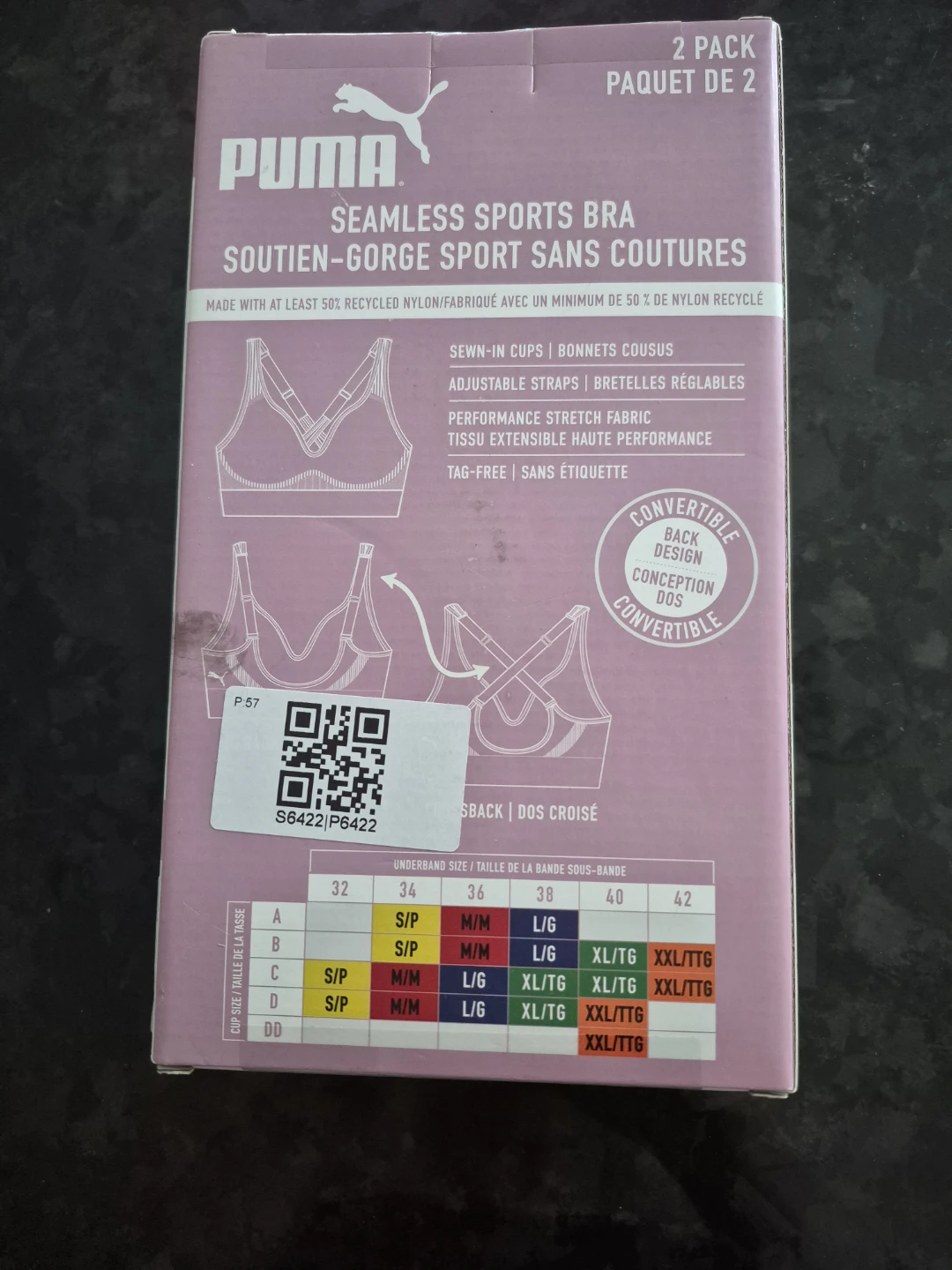 Puma 2 Pack Seamless Sports Bras - photo 2