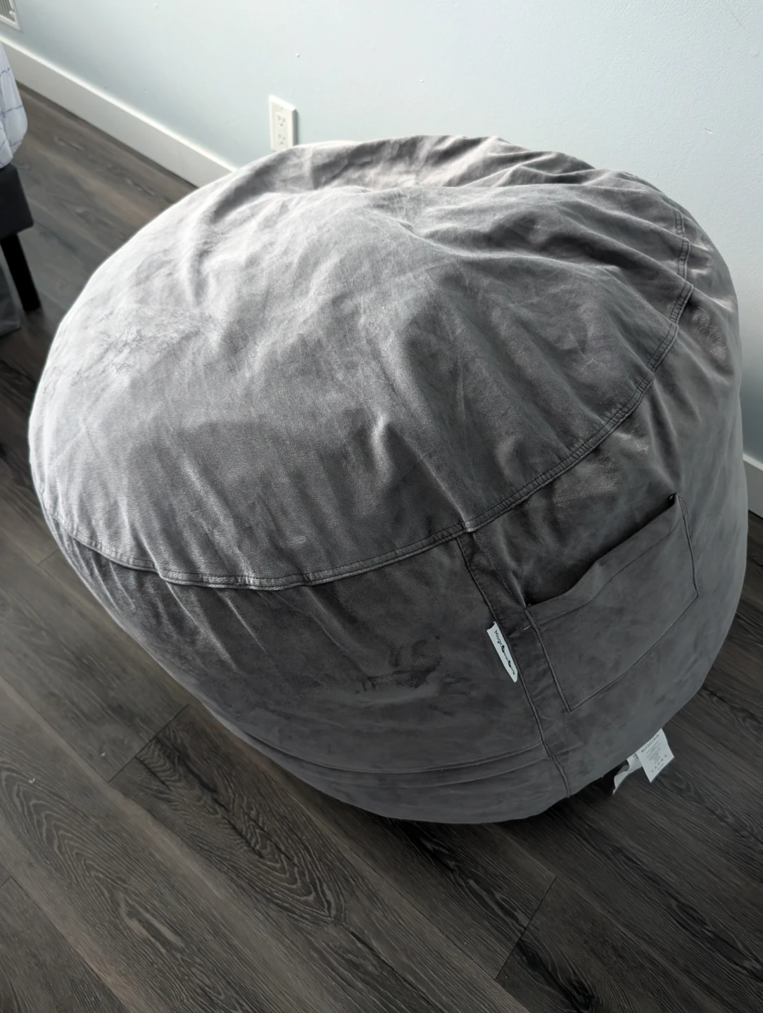 Magic Bean Bag Chair Grey
