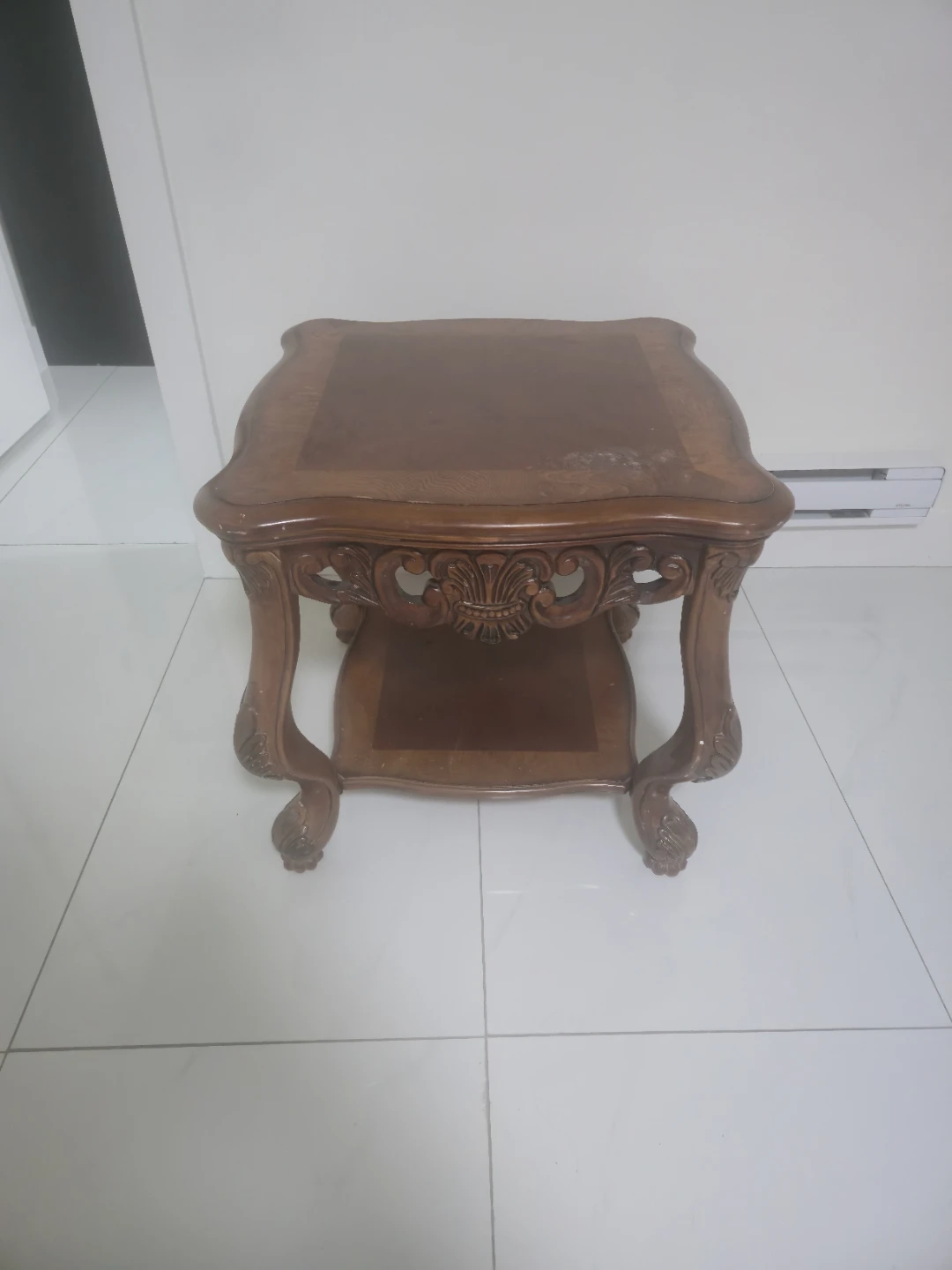 2 Ornate Wood End Table - photo 2