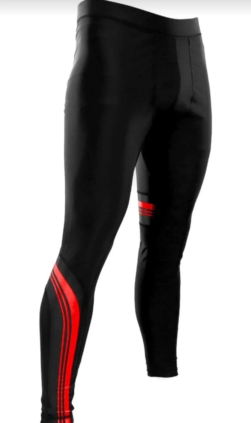 Black & Red Compression Spats ⚽