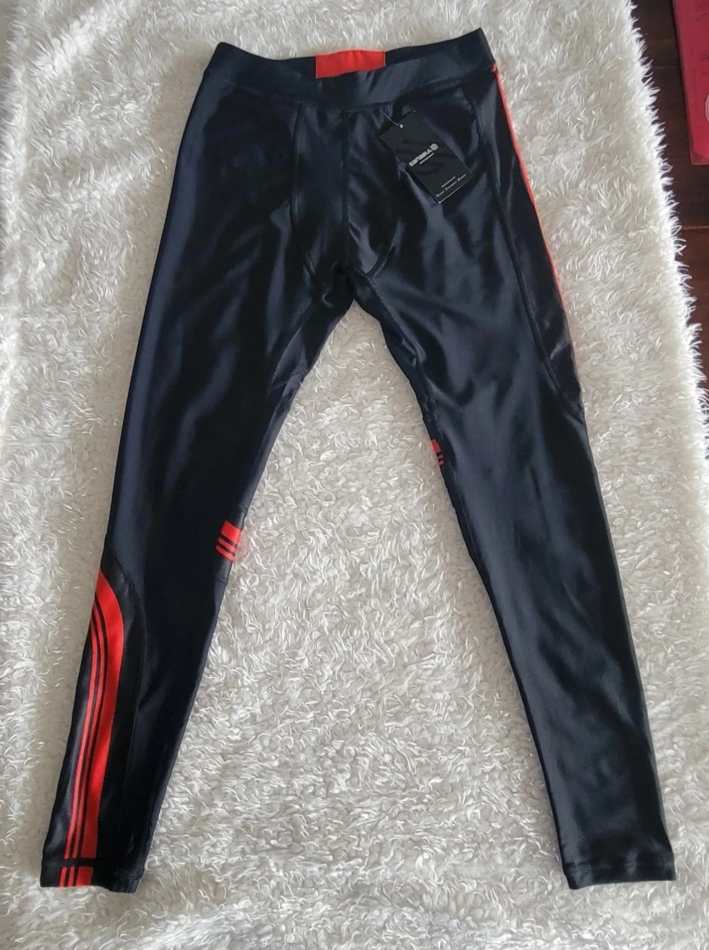 Black & Red Compression Spats ⚽ - photo 2