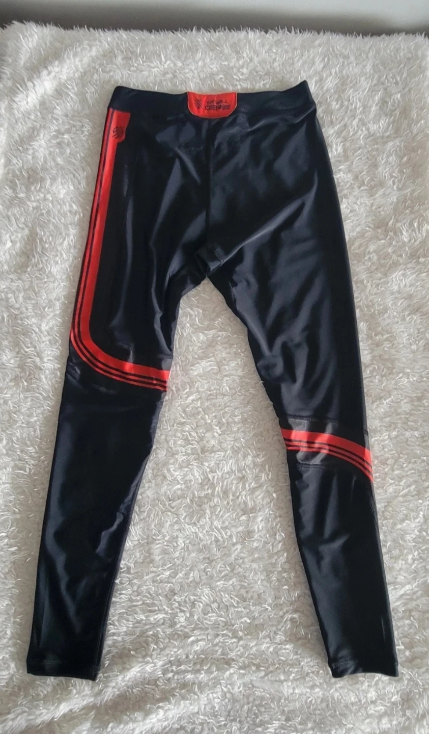 Black & Red Compression Spats ⚽ - photo 3