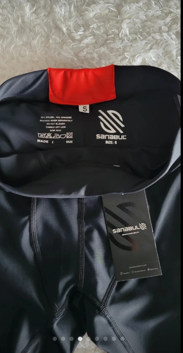 Black & Red Compression Spats ⚽ - photo 4