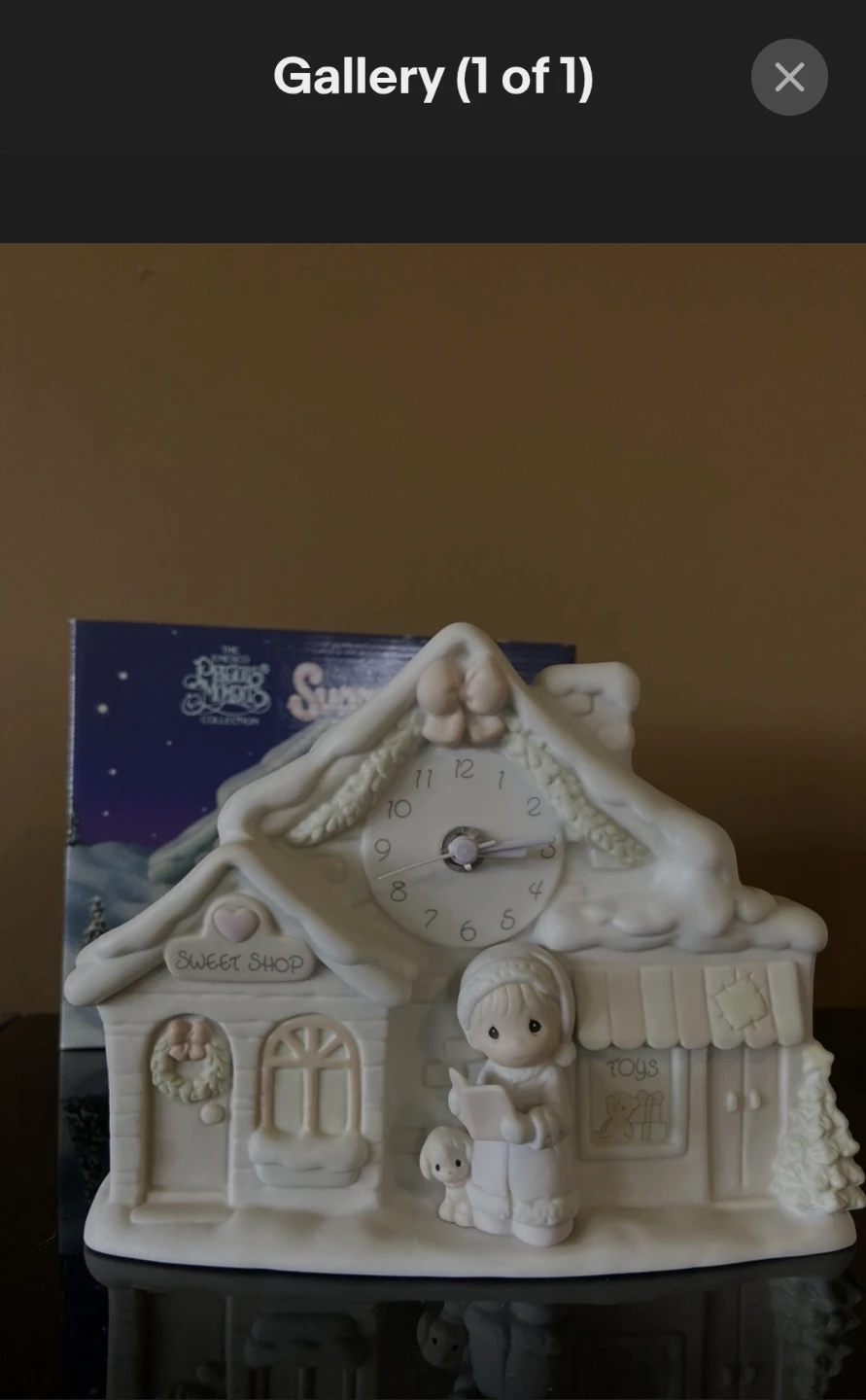 Enesco Precious Moments Sugar Town Clock - photo 2