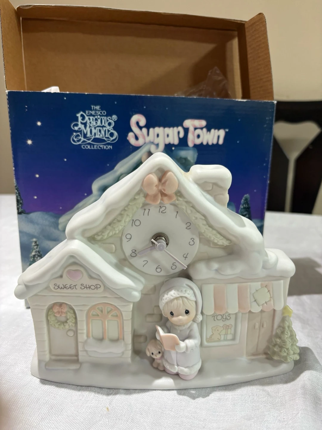 Enesco Precious Moments Sugar Town Clock - photo 3