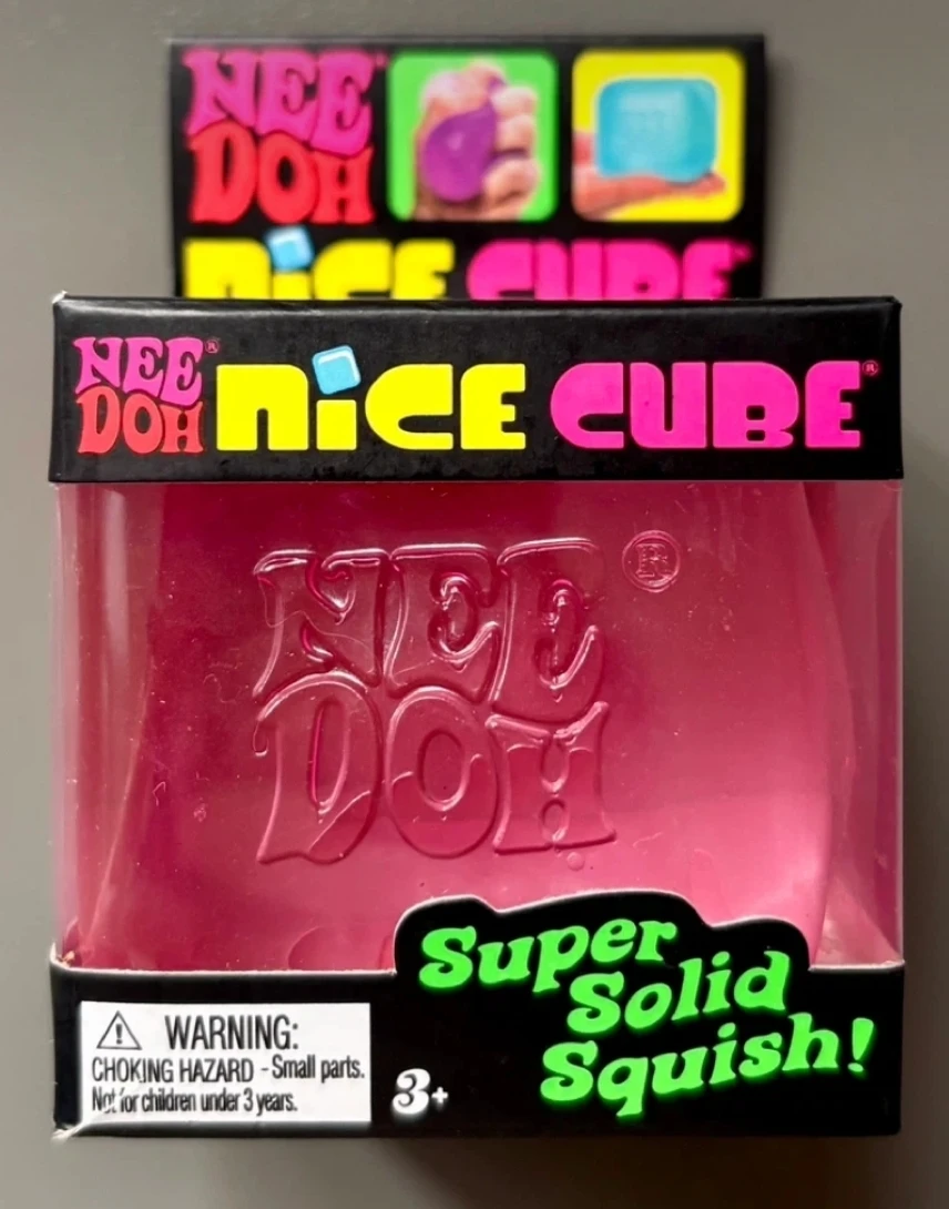 Nee Doh Nice Cube Super Solid Squish Toy ⚽️