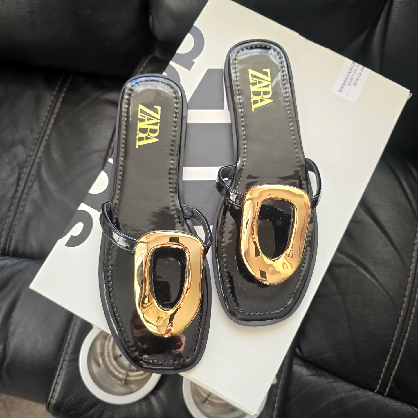 Brand new Zara Black Gold women sleepers sale - photo 2