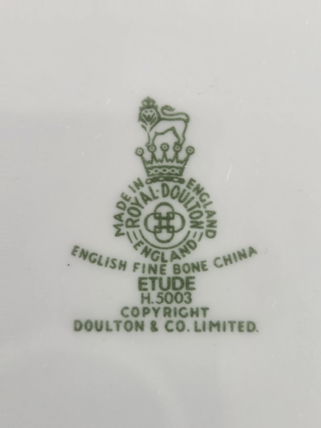 Royal Doulton Etude H.5003 Fine Bone China Tea Set - photo 2