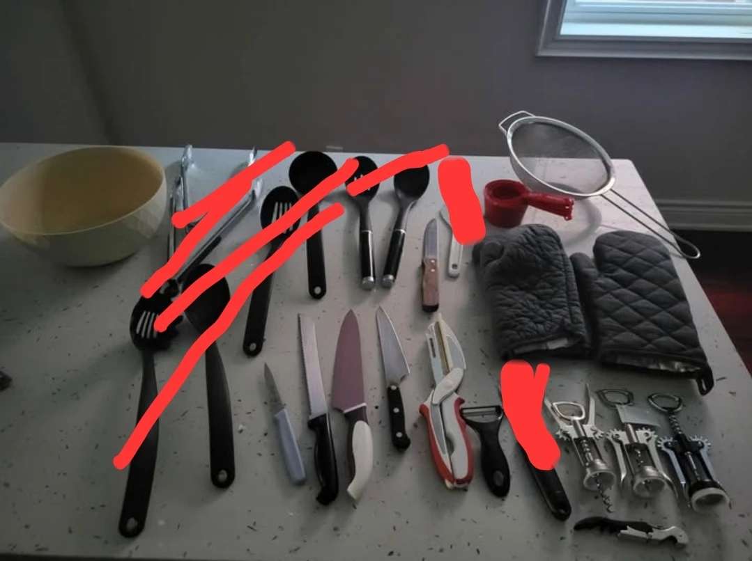 $2 each Assorted Kitchen Utensil Set