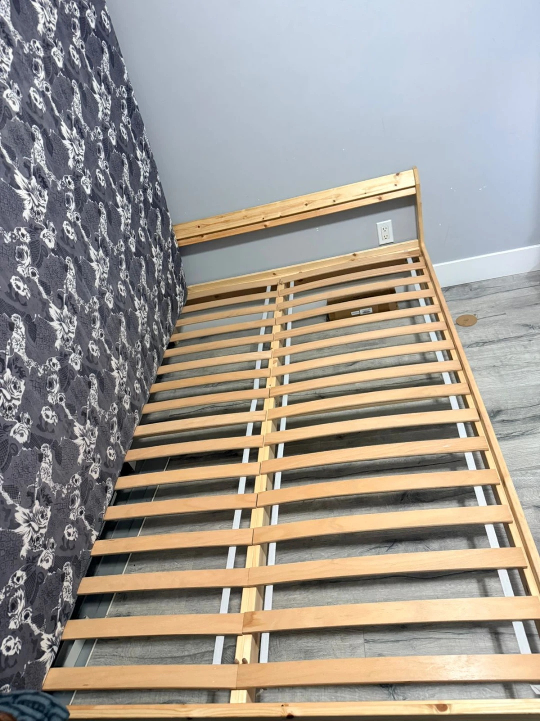 Wooden Bed Frame with Slatted Base - photo 4