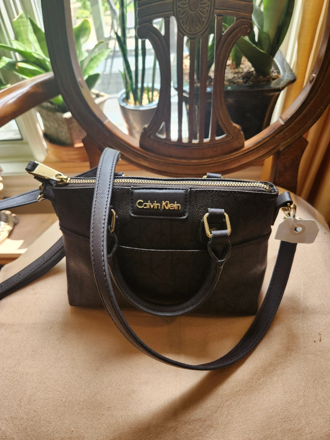 Calvin Klein Black Satchel Purse - photo 2