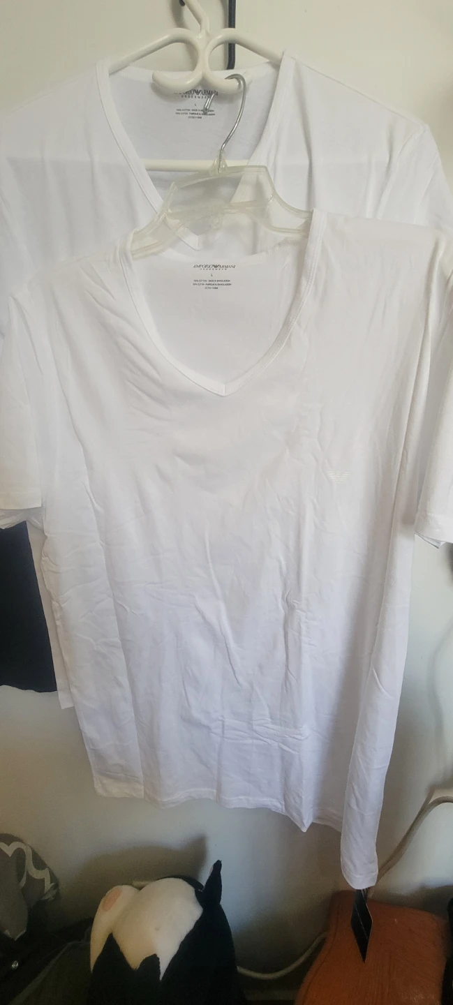 Emporio Armani Underwear White Cotton T-Shirt - photo 3