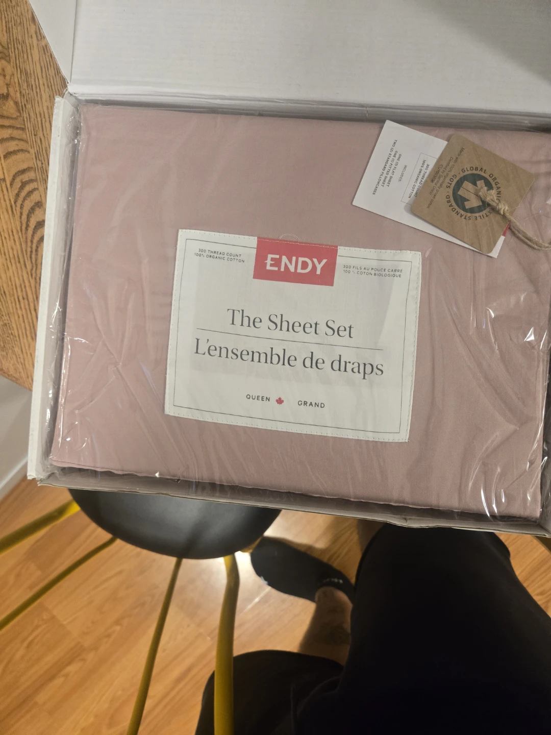 BRAND NEW - Endy Queen Sheet Set - Cherry Blossom - photo 3