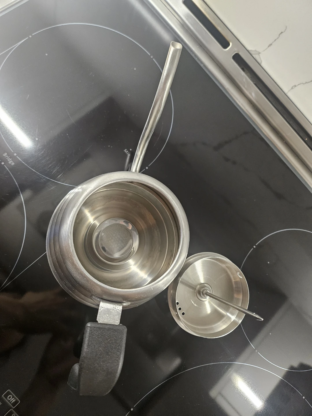 Stainless Steel Gooseneck Kettle with Thermometer ⚽️ - photo 4