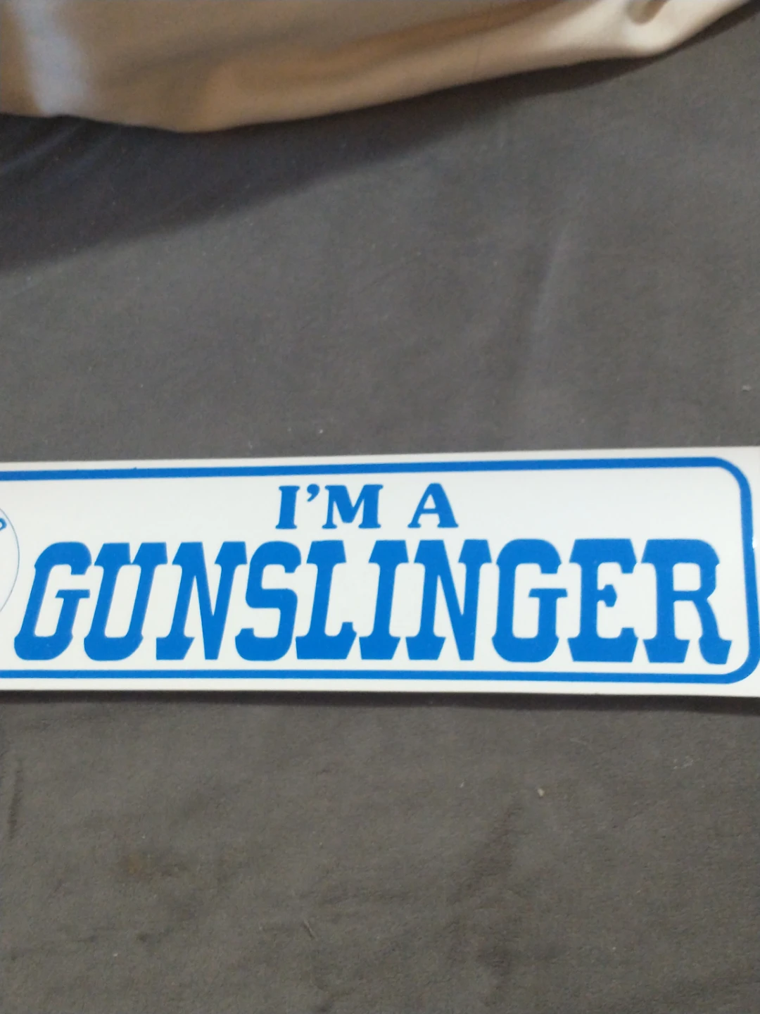 Rare 1983-1984 USFL San Antonio Gunslingers Bumper Sticker - photo 2