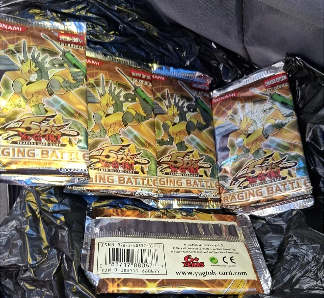 Yu-Gi-Oh! Raging Battle Trading Card Game, 5 Booster Packs - photo 2
