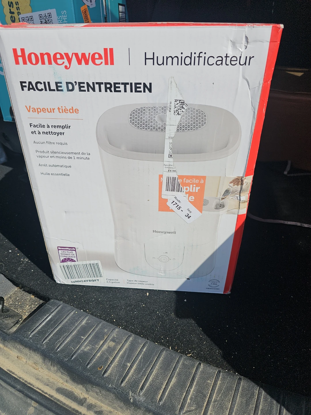 Honeywell Easy to Care Warm Mist Humidifier