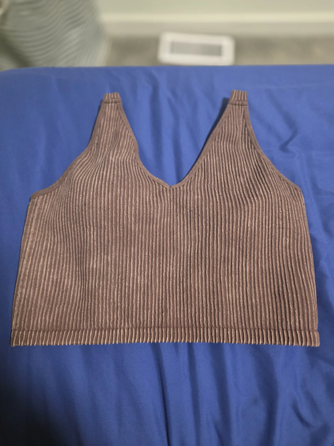 Ribbed V-Neck Tank Top